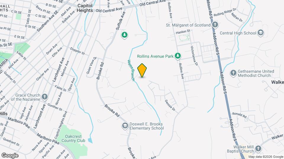 5545 Davey St Map and Location Details