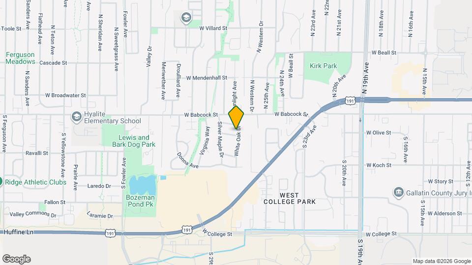 2703 Olivine St Map and Location Details
