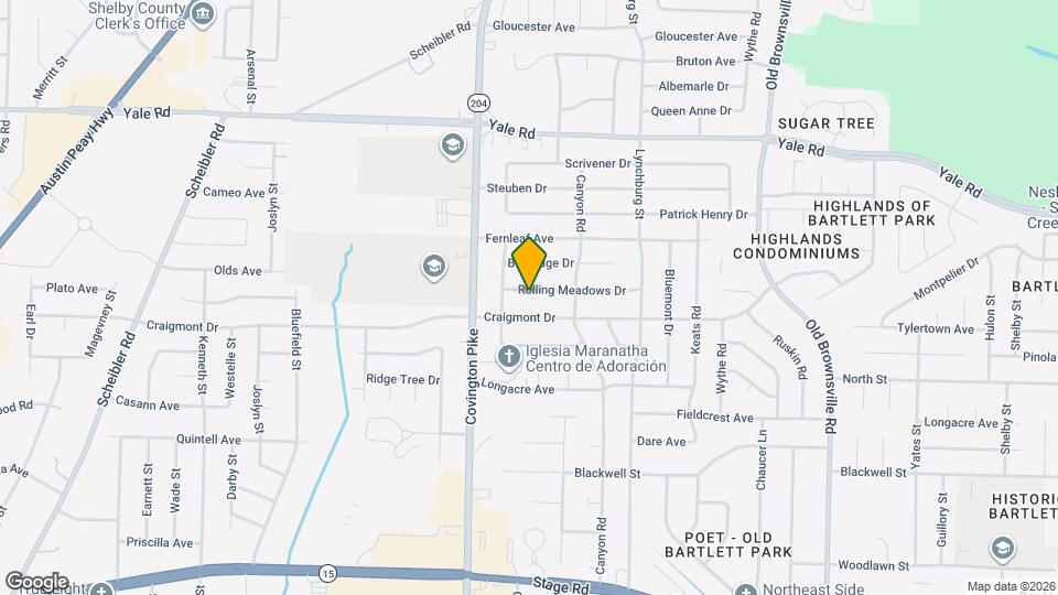 5131 Rolling Meadows Dr Map and Location Details