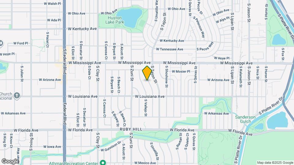 1223 S Umatilla St Map and Location Details