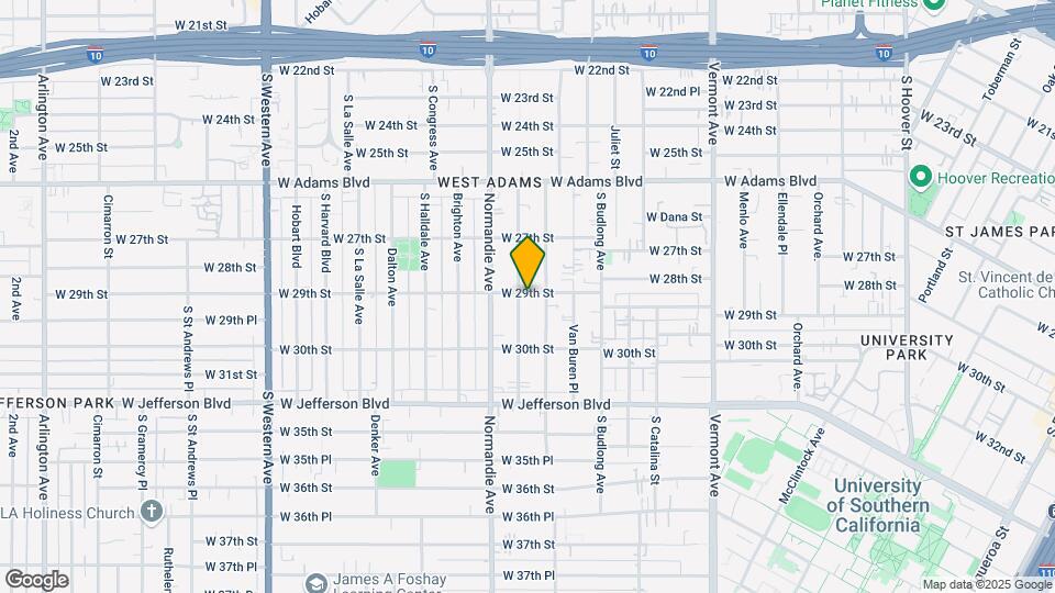 1642-1652 W 29th St Mapa y Detalles de la Ubicación