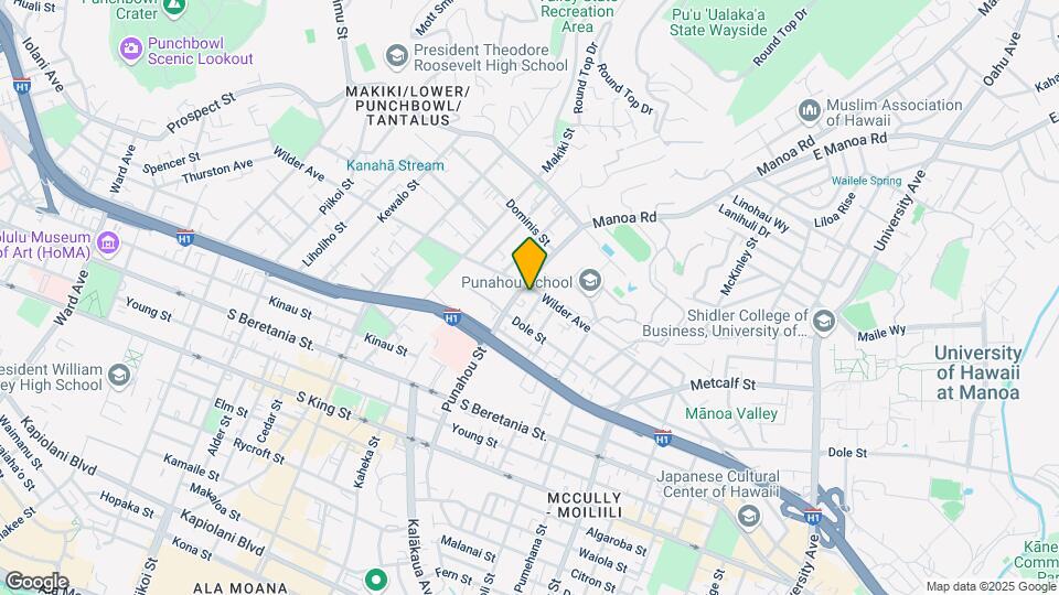 Punahala Mapa y Detalles de la Ubicación