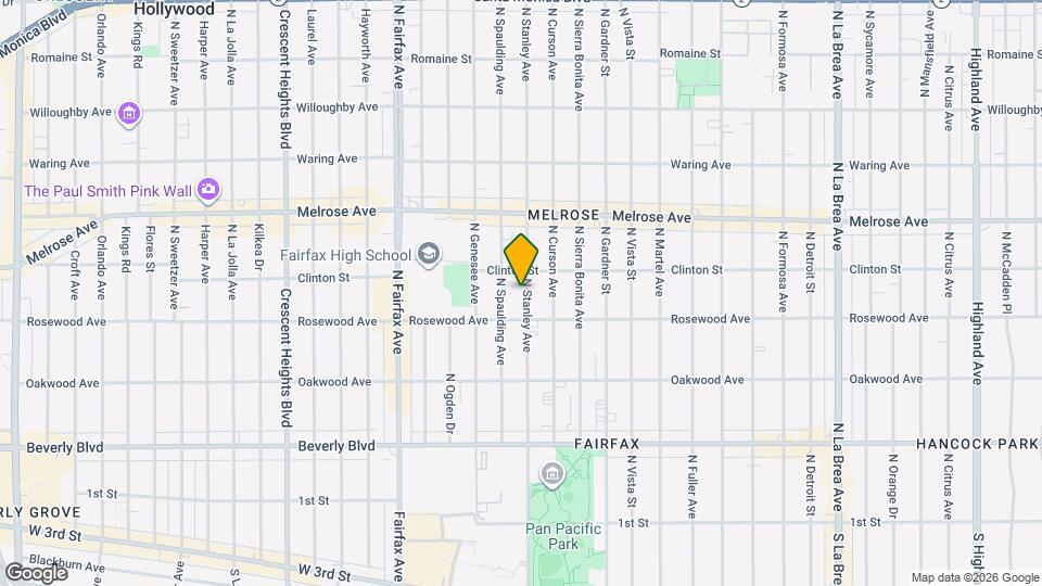 531 N Stanley Ave Map and Location Details