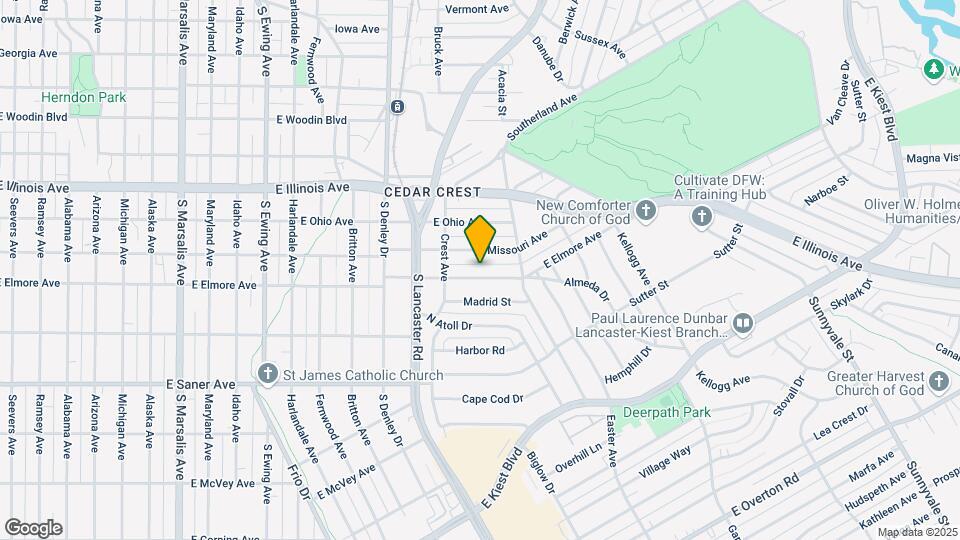 1535 E Elmore Ave Map and Location Details