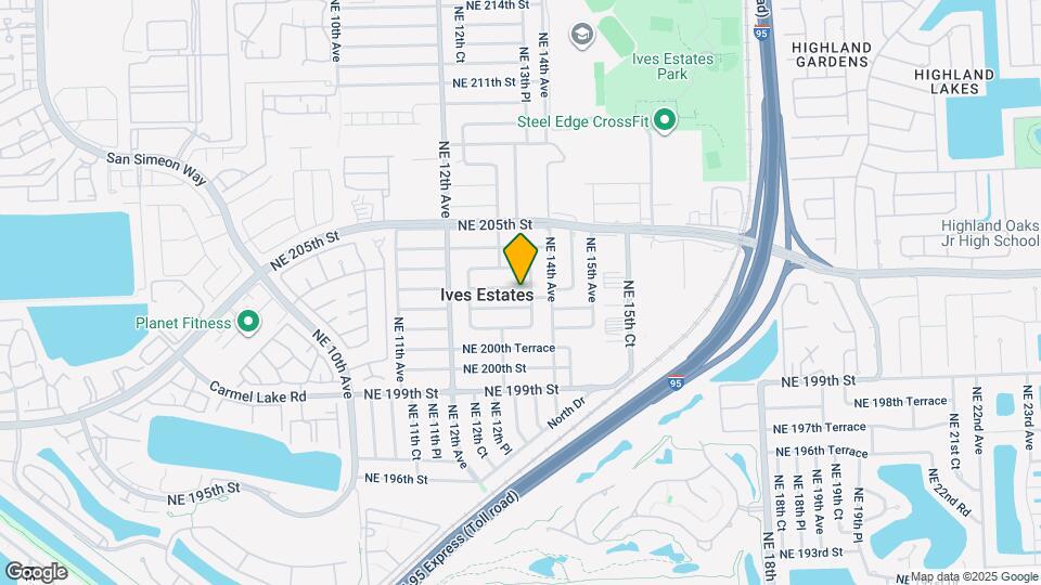 1330 NE 203rd St Map and Location Details