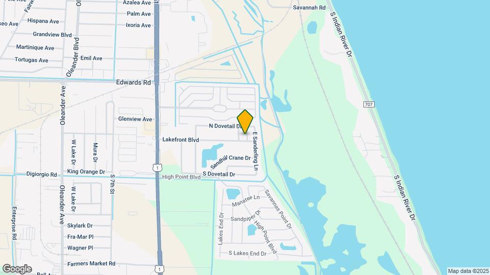 1822 E Royal Tern Ln Mapa y Detalles de la Ubicación