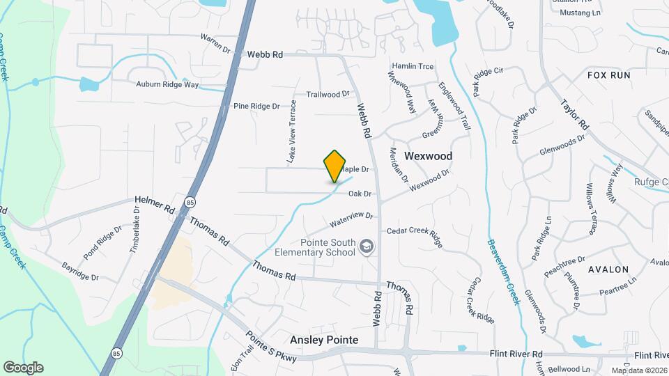 693 Oak Dr Mapa y Detalles de la Ubicación