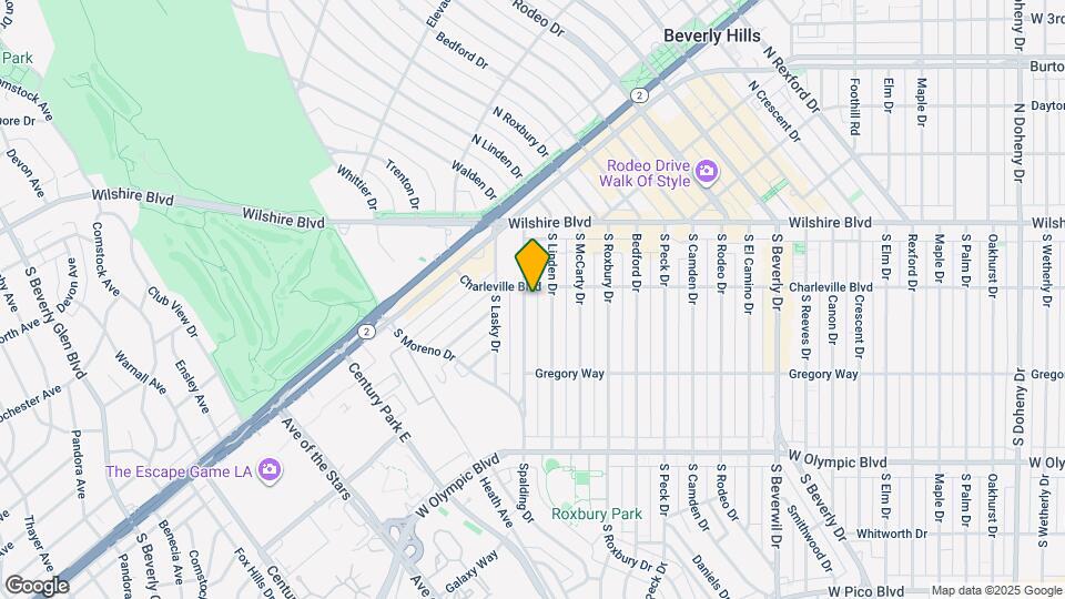 210 S Spalding Dr Map and Location Details