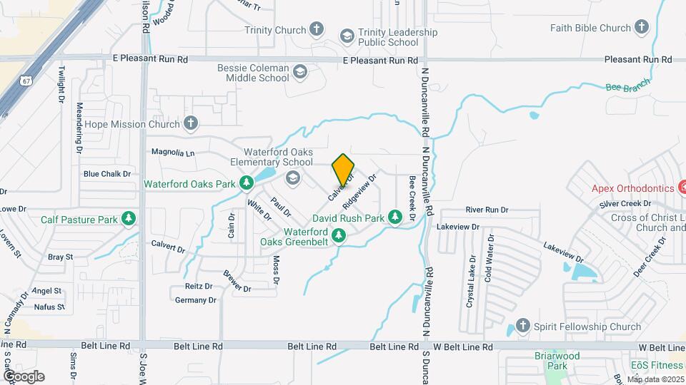 1363 Calvert Dr Map and Location Details