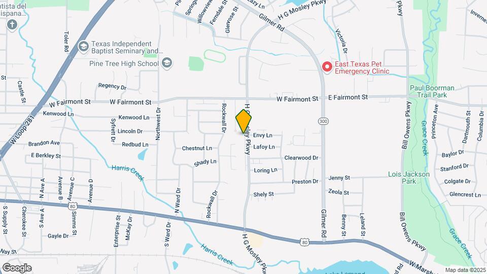 1307 H G Mosley Pkwy Map and Location Details