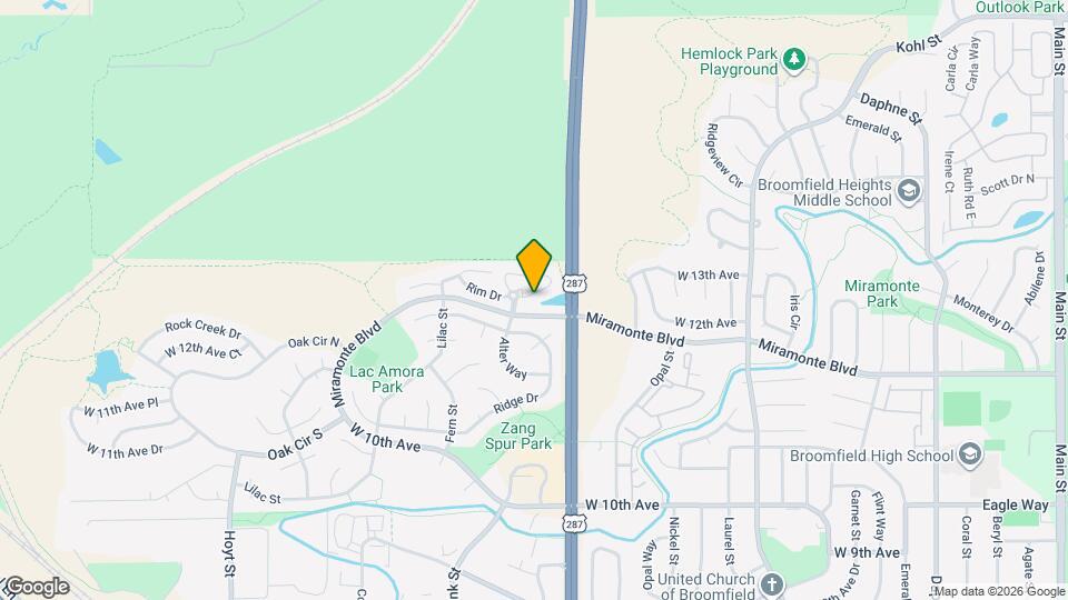 2052 Sunridge Cir Map and Location Details