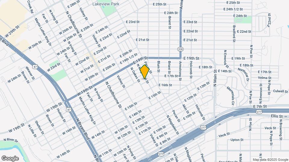 1703 N Magdalen St Map and Location Details