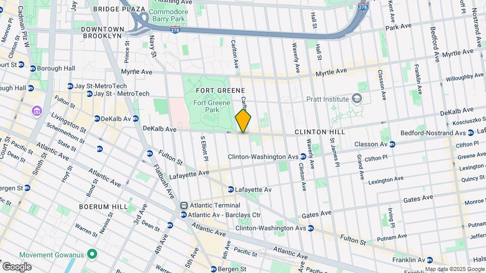 178 De Kalb Avenue Mapa y Detalles de la Ubicación
