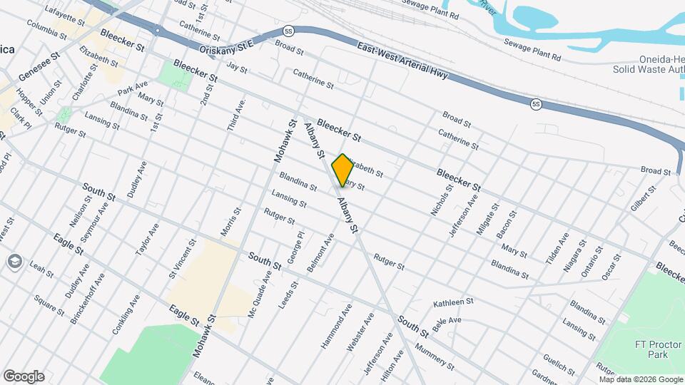 721 Albany St, Unit 1 Mapa y Detalles de la Ubicación