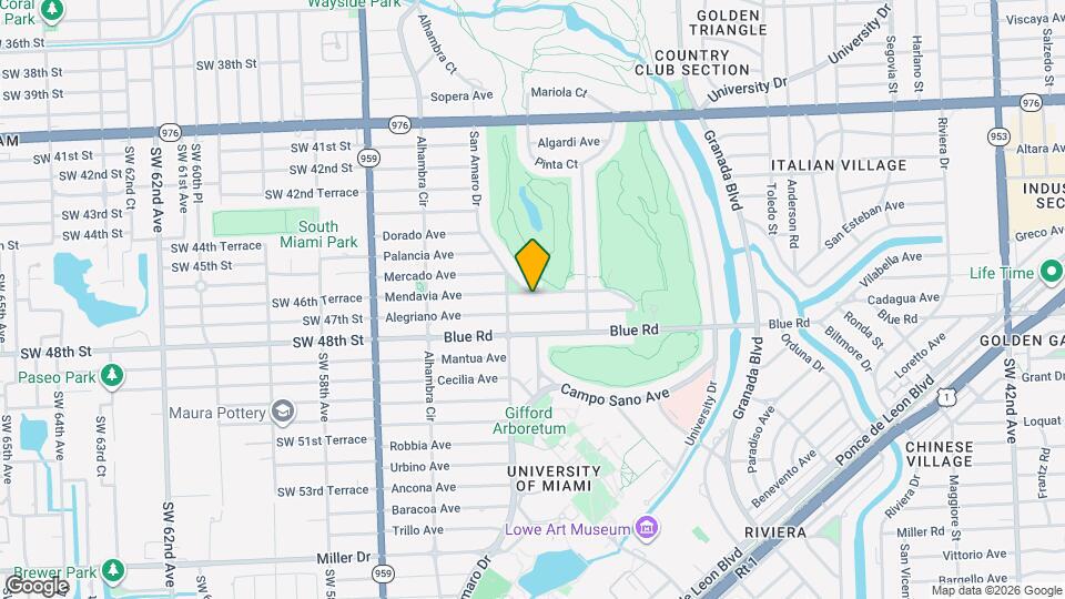 1350 Mendavia Ave Map and Location Details