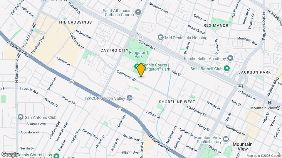 California St Apartments Mapa y Detalles de la Ubicación