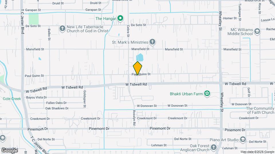 2032 W Tidwell Rd Map and Location Details