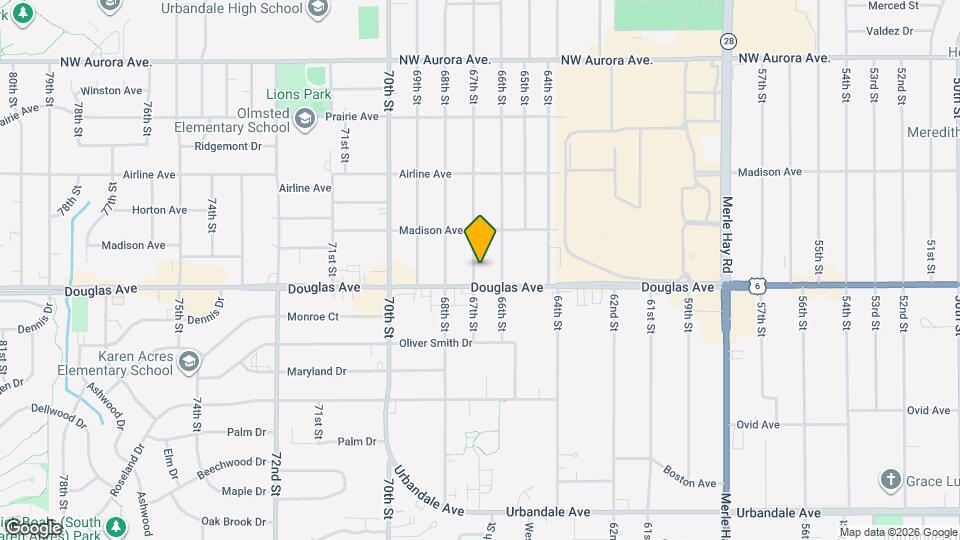 3803 67th St Map and Location Details