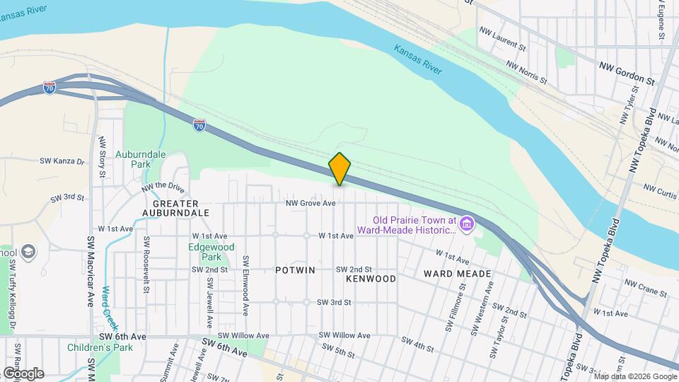 214 NW Broadmoor Ave Map and Location Details