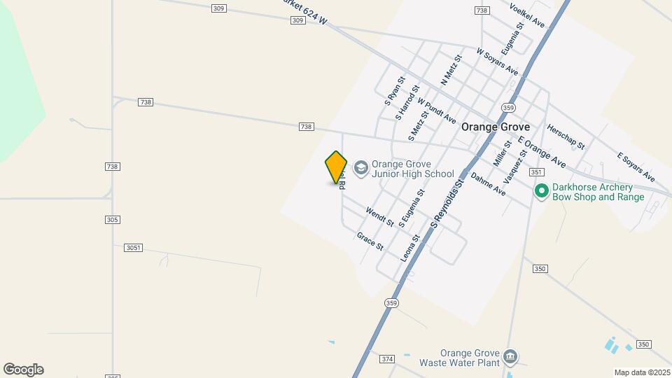 Orange Grove Apartments Map and Location Details