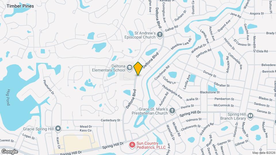 2052 Deltona Blvd Map and Location Details