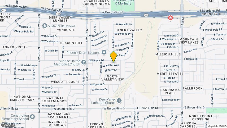 302 W Kristal Way Map and Location Details