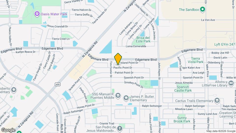 14267 Pacific Point Dr Map and Location Details