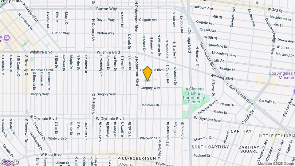220 S Arnaz Dr Map and Location Details