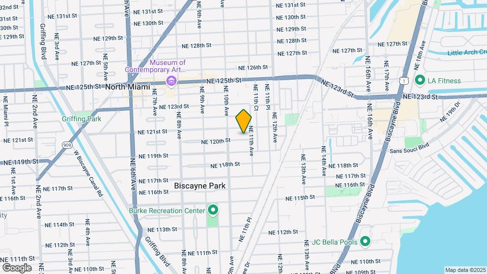 1055 NE 120th St Map and Location Details