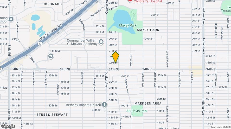 4305 33rd St, Unit 1 Map and Location Details