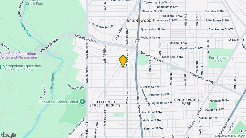 1311 Madison St NW Map and Location Details