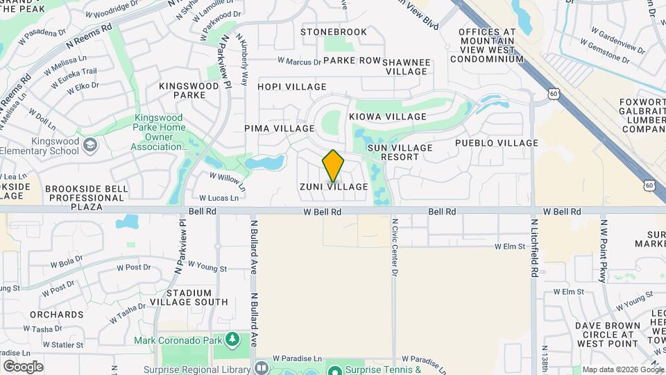 14476 W Buffalo Trail Map and Location Details