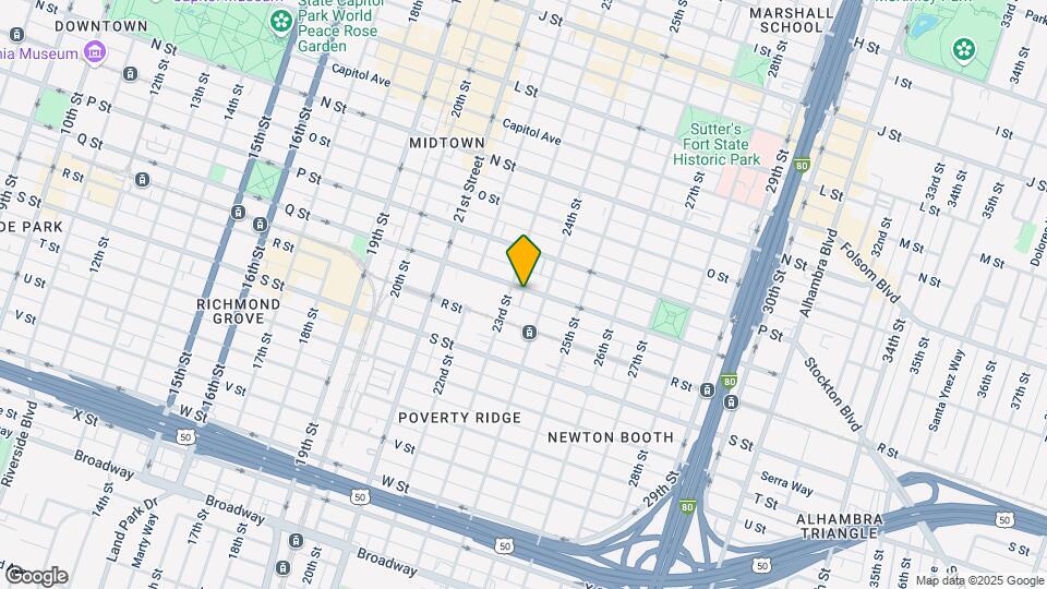 2310 Q St Map and Location Details