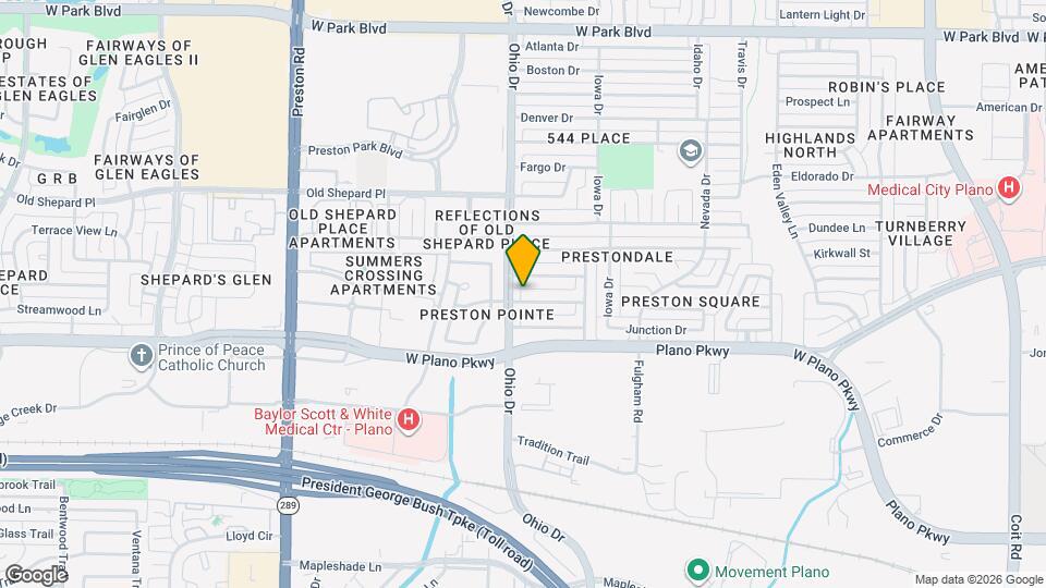 4545 Miami Dr Map and Location Details