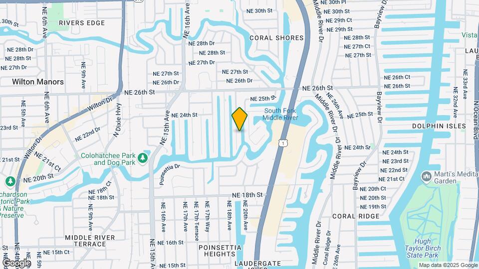 2200 NE 19th Ave Map and Location Details