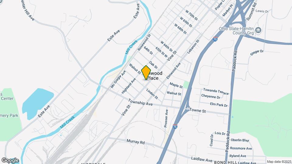 6013 Vine St Mapa y Detalles de la Ubicación