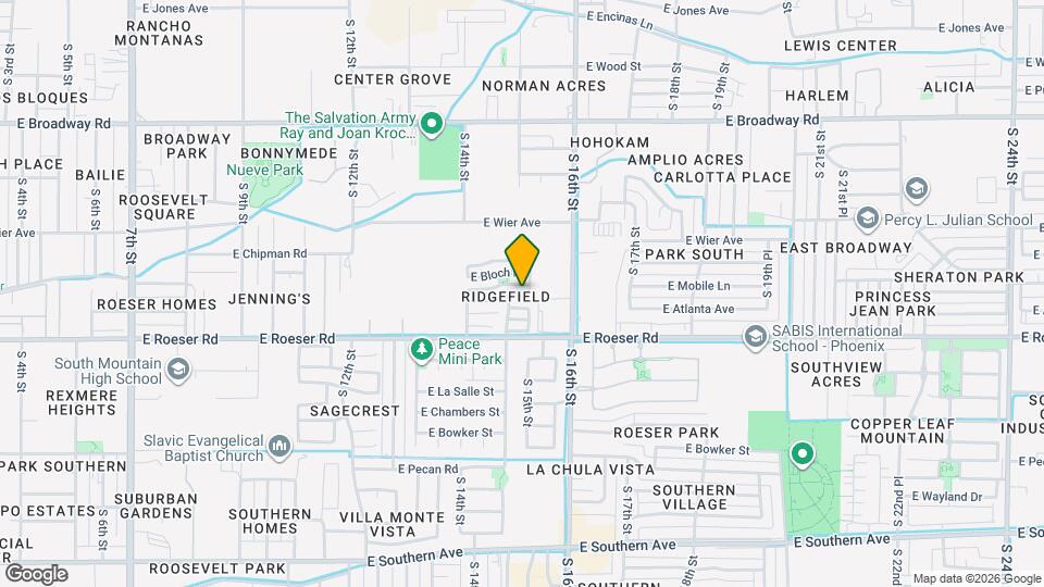 1510 E Sonrisas St Mapa y Detalles de la Ubicación