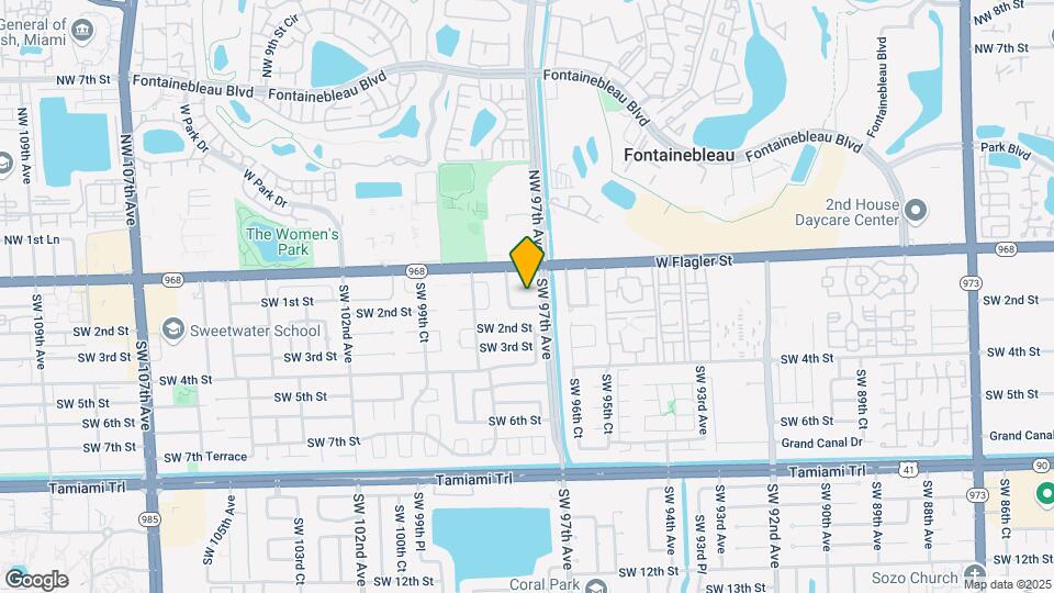 9707 SW 1st Ter Map and Location Details