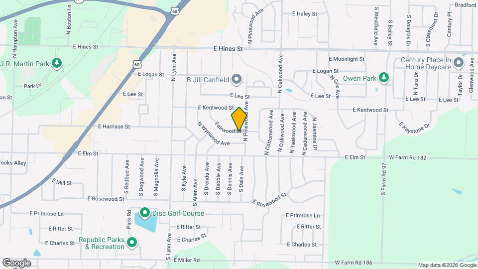 125 Fairwood St Map and Location Details