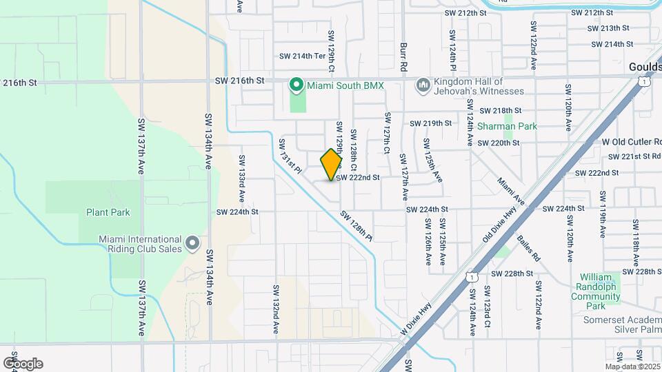 12944 SW 222nd St Map and Location Details