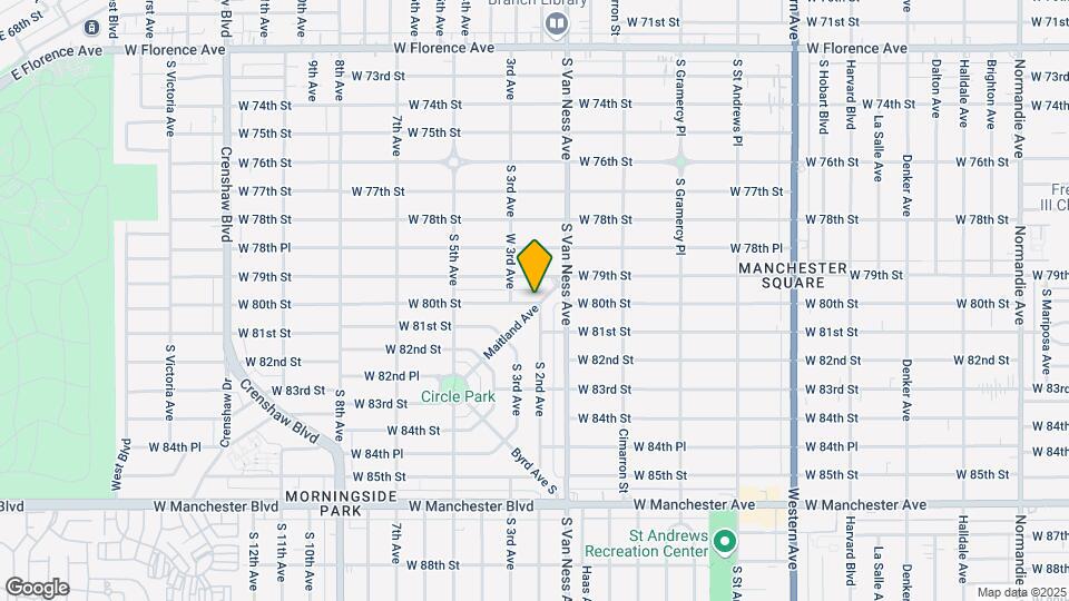 2303 W 80th St Map and Location Details