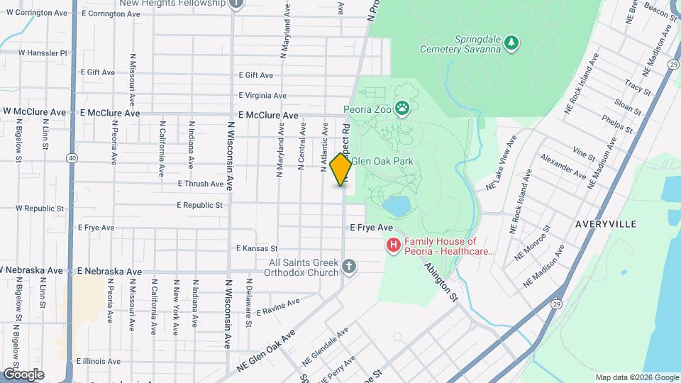 2137 N Prospect Rd Map and Location Details