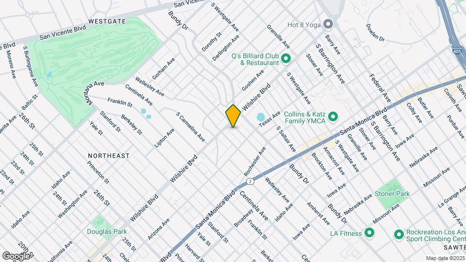 1217 Amherst Ave Map and Location Details