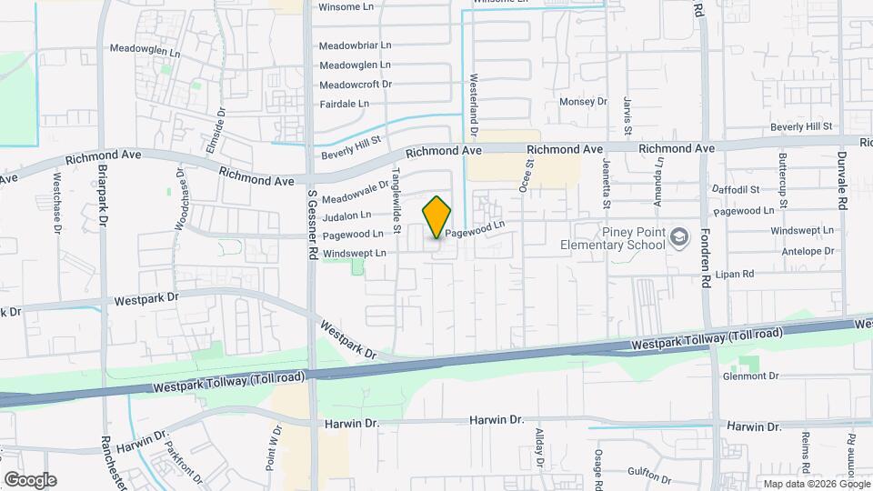 9536 Pagewood Ln Map and Location Details