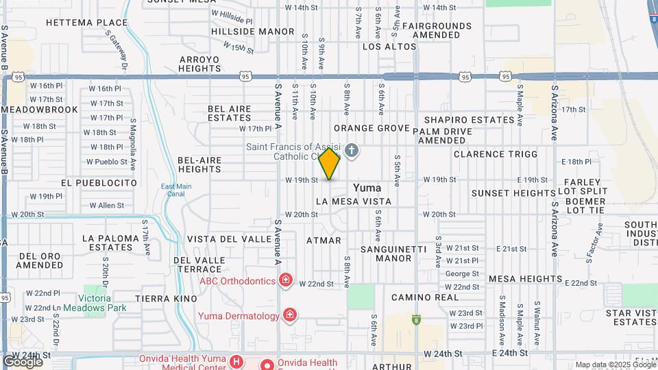 1922 S 9th Ave Map and Location Details