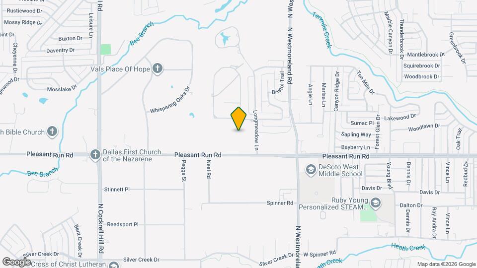 915 W Pleasant Run Rd Mapa y Detalles de la Ubicación