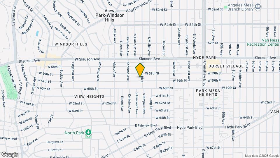 3807 W 59th Pl Map and Location Details