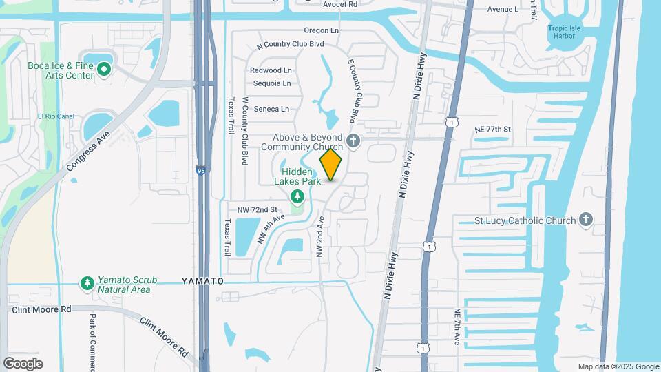 7301 E Country Club Blvd Map and Location Details