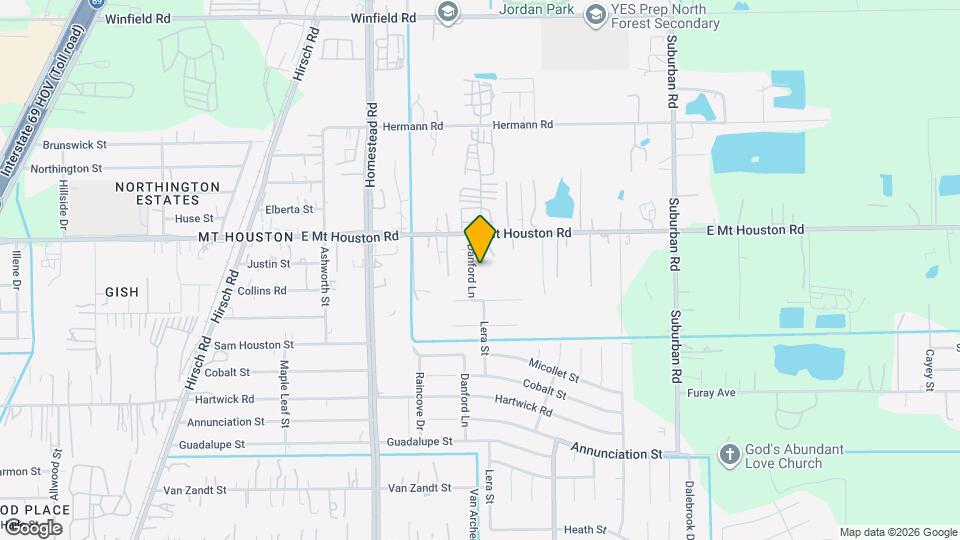 11610 Danford Ln Map and Location Details