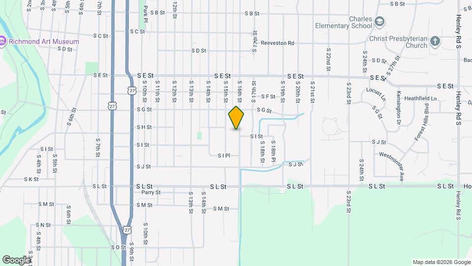 806 S 16th St Map and Location Details